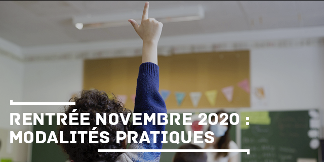 rentrée novembre 2020