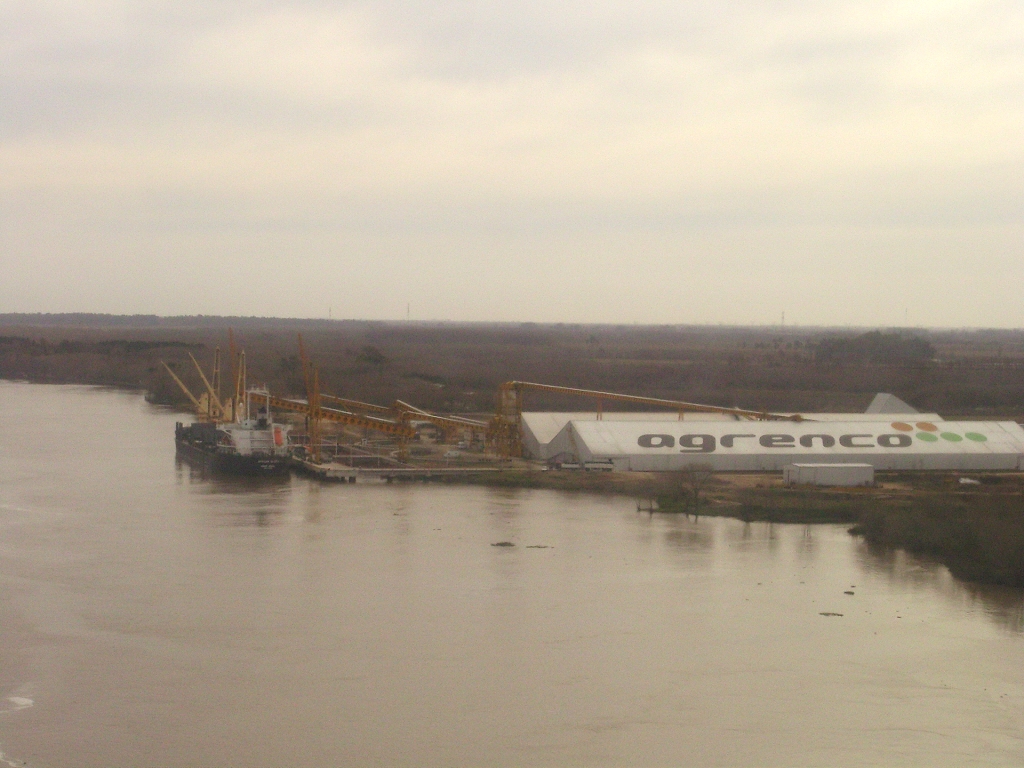 quai de chargement des produits agricoles sur le Rio de la Plata