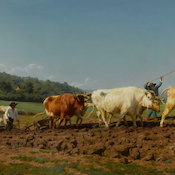 Rosa Bonheur (1822-1899), Labourage nivernais, 1849