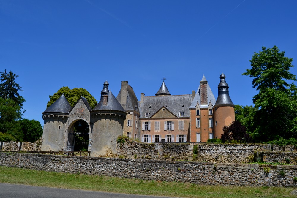 la façade dix septième du château