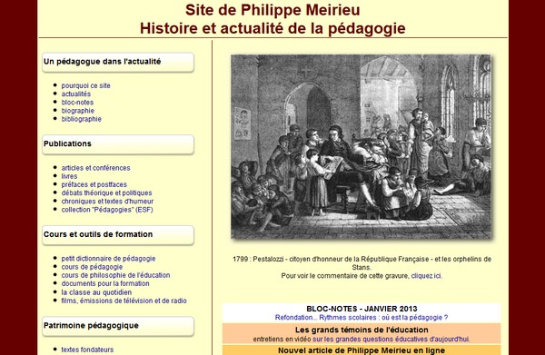site de Philippe Meirieu