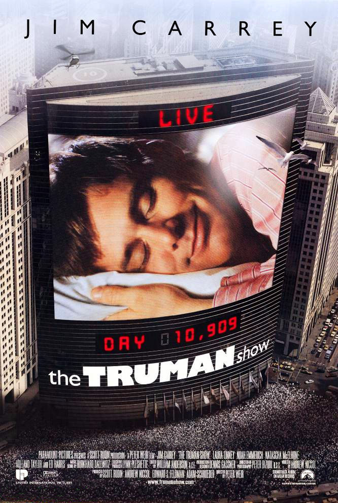 The Truman show, Niccol, 1998 The Truman show, Niccol, 1998