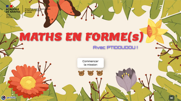 Maths en forme(s) avec PTIDOUDOU