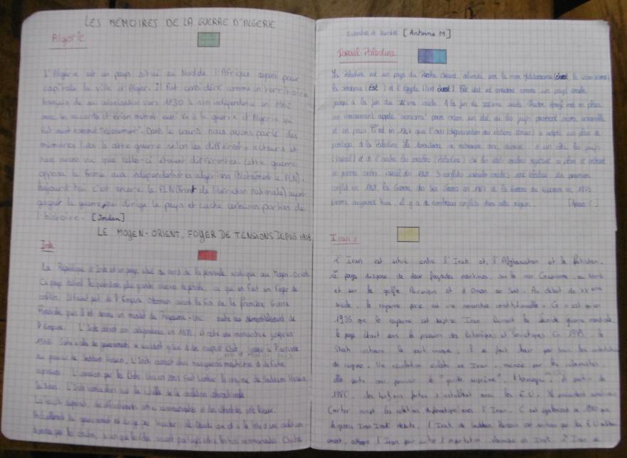 cahier Tour du Monde