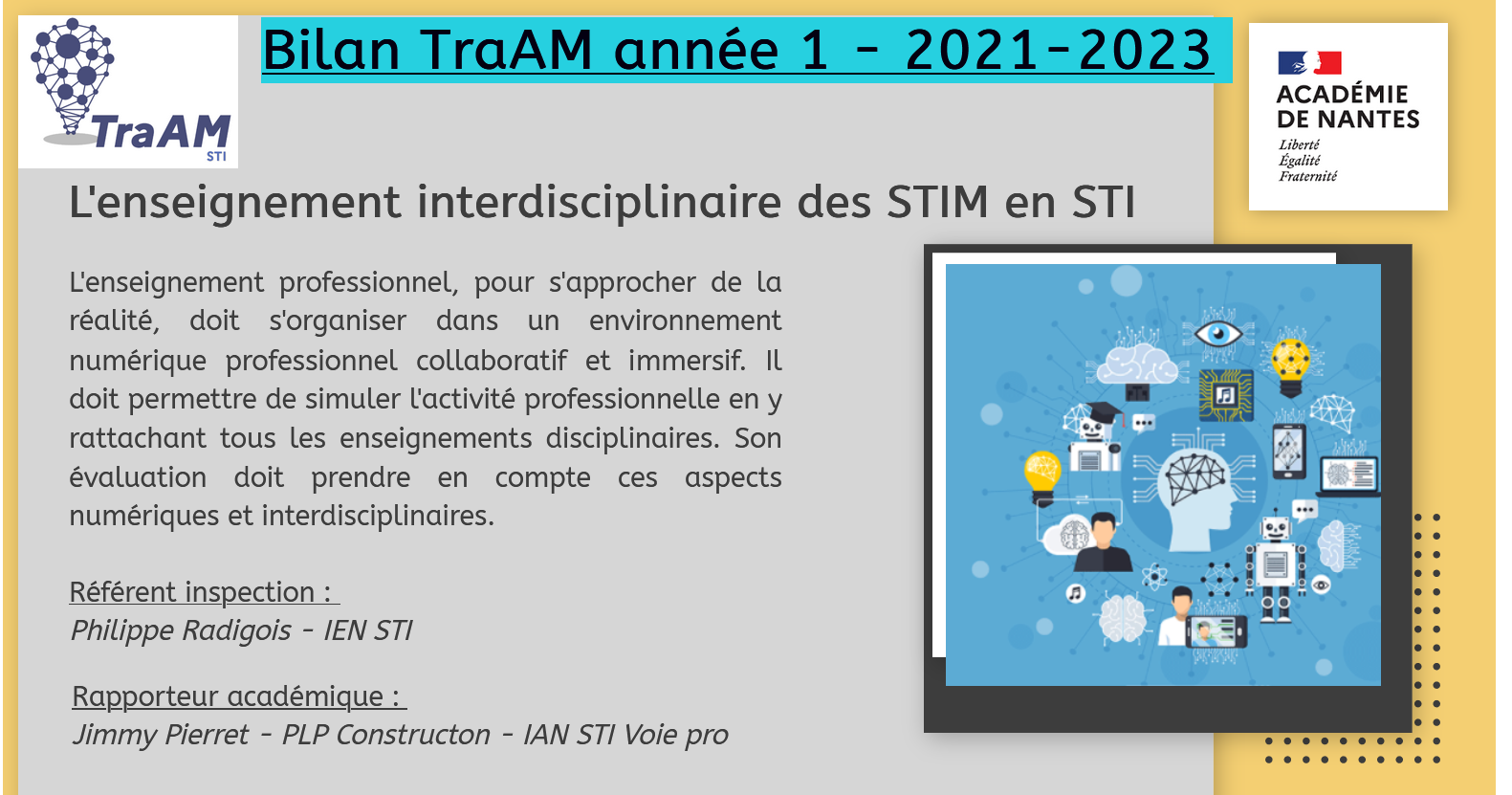 Bilan TraAM STI 2021-2022