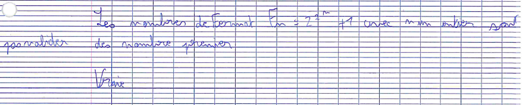un exemple de production