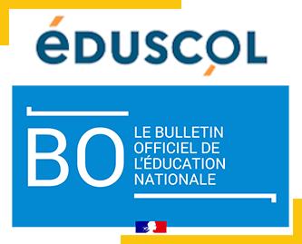 logos du site Eduscol et du site du Bulletin officiel de l'Education nationale